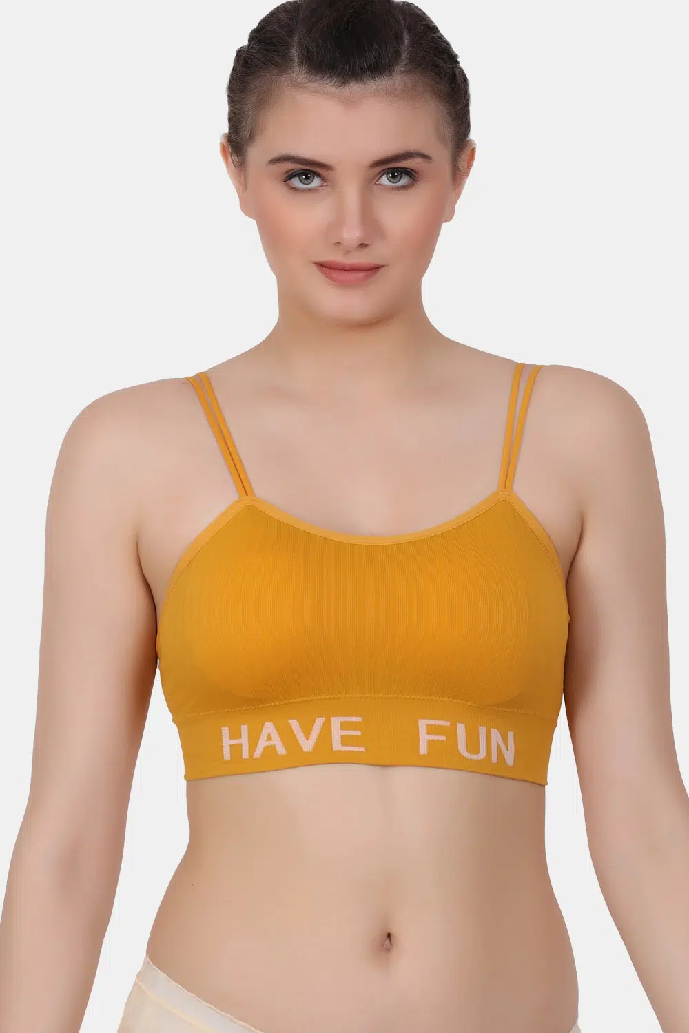 Buy Amour Secret Easy Movement Sports Bra - Skin at Rs.675 online